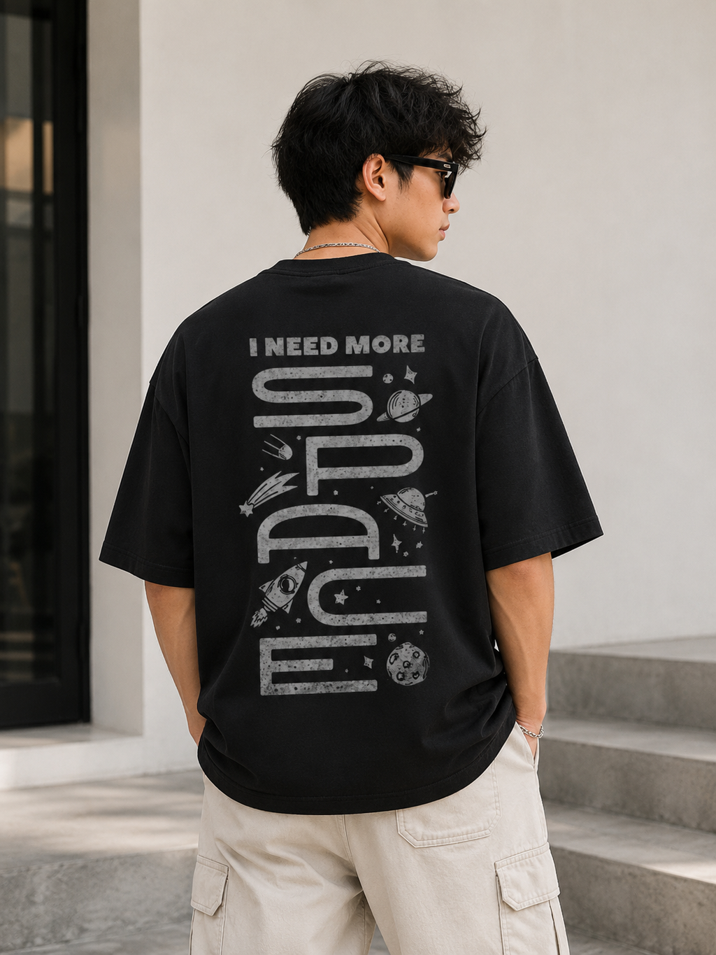 Ultra Premium Unisex Terry Oversized Tee - I NEED MORE SPACE