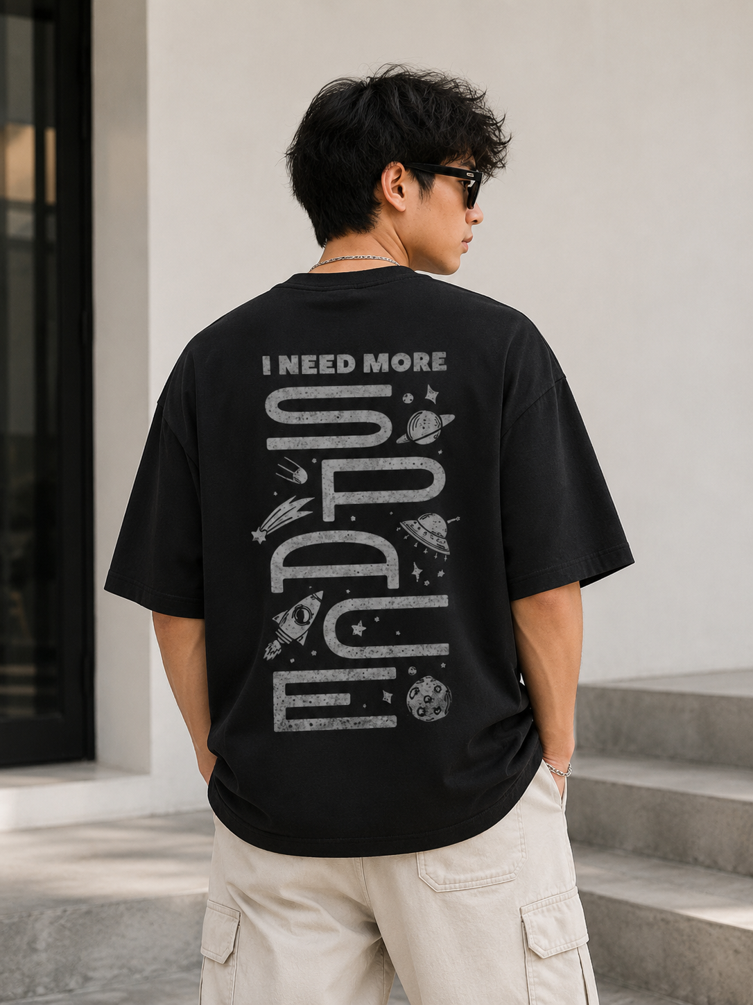 Ultra Premium Unisex Terry Oversized Tee - I NEED MORE SPACE